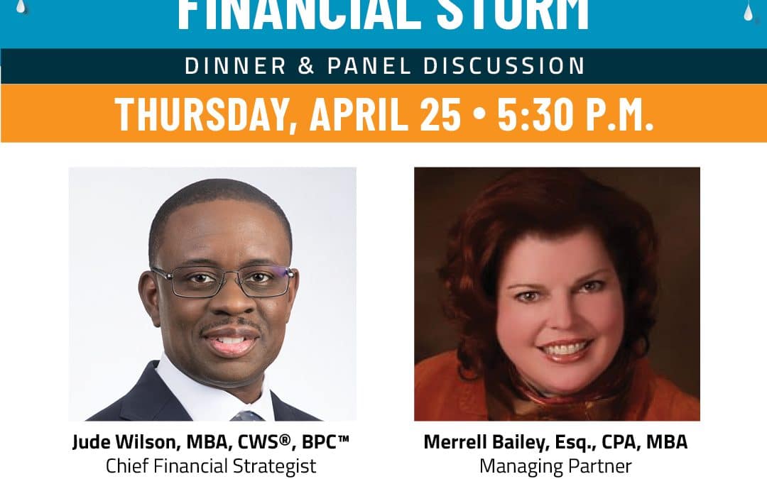 Join Jude Wilson and Merrell Bailey for Dinner and a Discussion on Wealth: Grow & Protect